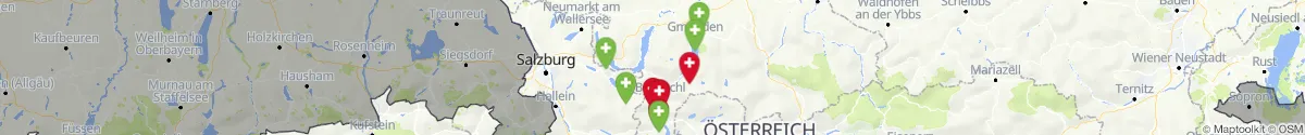 Kartenansicht für Apotheken-Notdienste in der Nähe von Hallstatt (Gmunden, Oberösterreich)